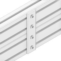 41-130-1 MODULAR SOLUTIONS ALUMINUM CONNECTING PLATE 45MM X 180MM FLAT TIE W/HARDWARE